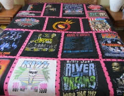 tshirt concert quilt