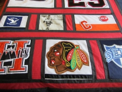 hockey quilt bottom