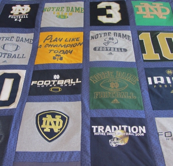 football jersey quilt