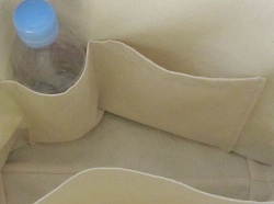 elephant tote inside