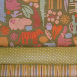 fabric combo 2d zoo greens 250