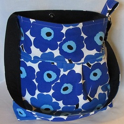 blue mini unikko bag