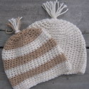 Undyed Alpaca baby beanie