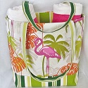 Flamingo Beach Tote