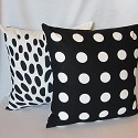 B & W pillows
